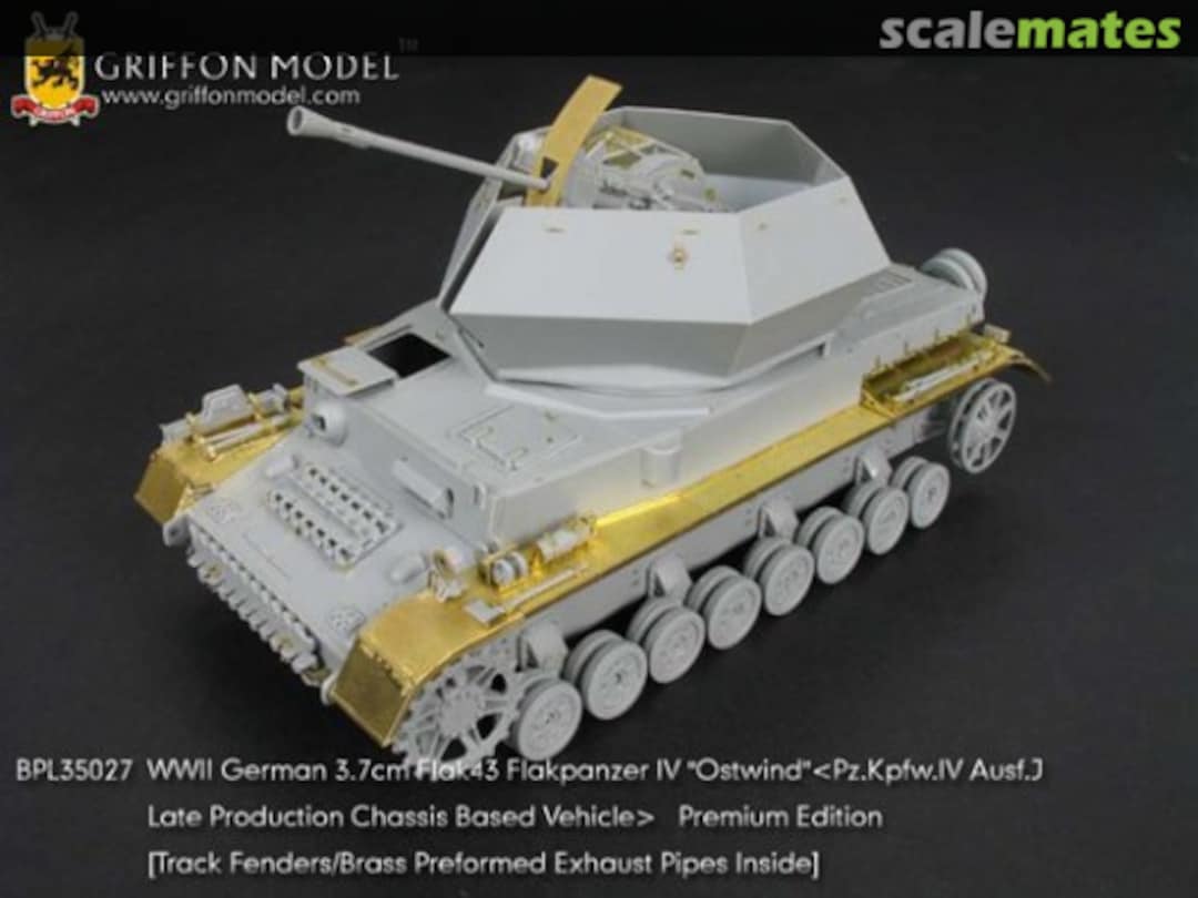 Boxart 3.7cm Flak 43 Flakpanzer IV "Ostwind" - Premium Edition ~Dragon~ BPL35027 Griffon Model