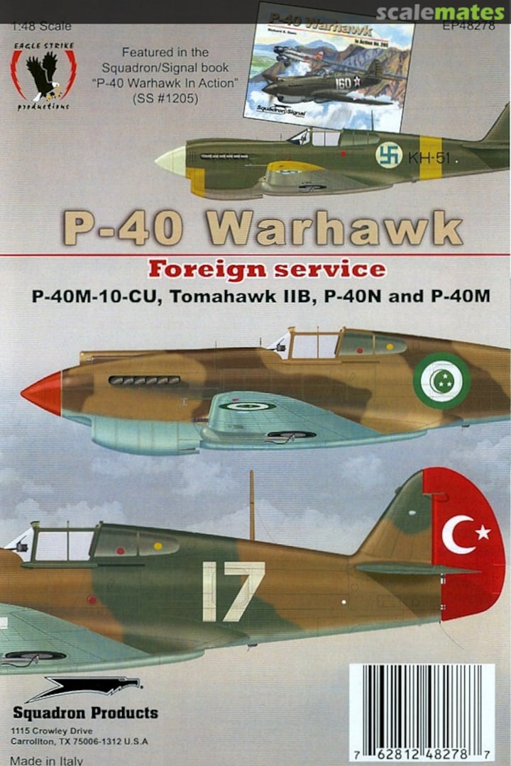 Boxart P-40 Warhawk - Foreign Service EP48278 Eagle Strike Productions