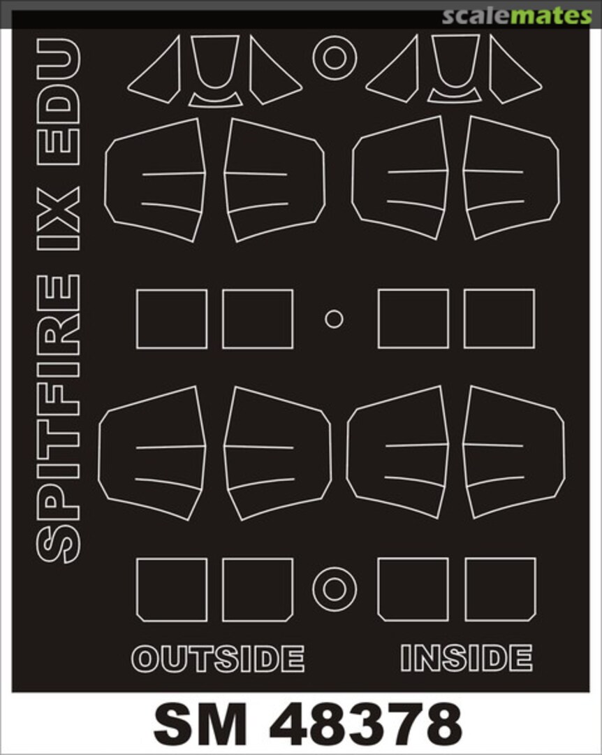 Boxart Spitfire Mk.IX SM48378 Montex