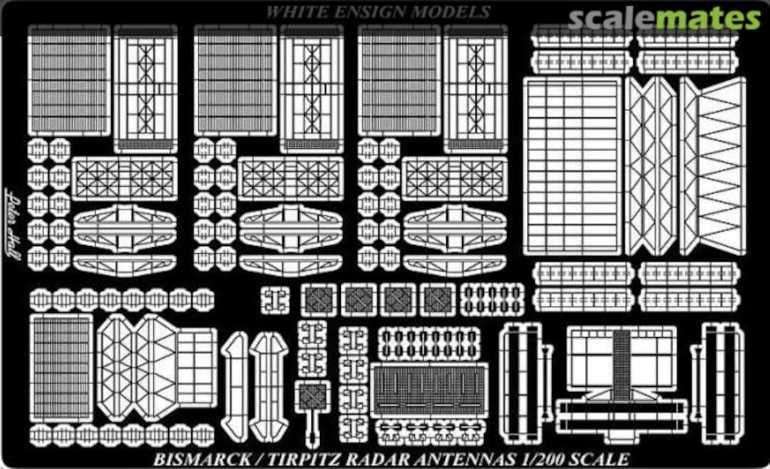 Boxart Bismarck/Tirpitz Radars PE 2014 White Ensign Models