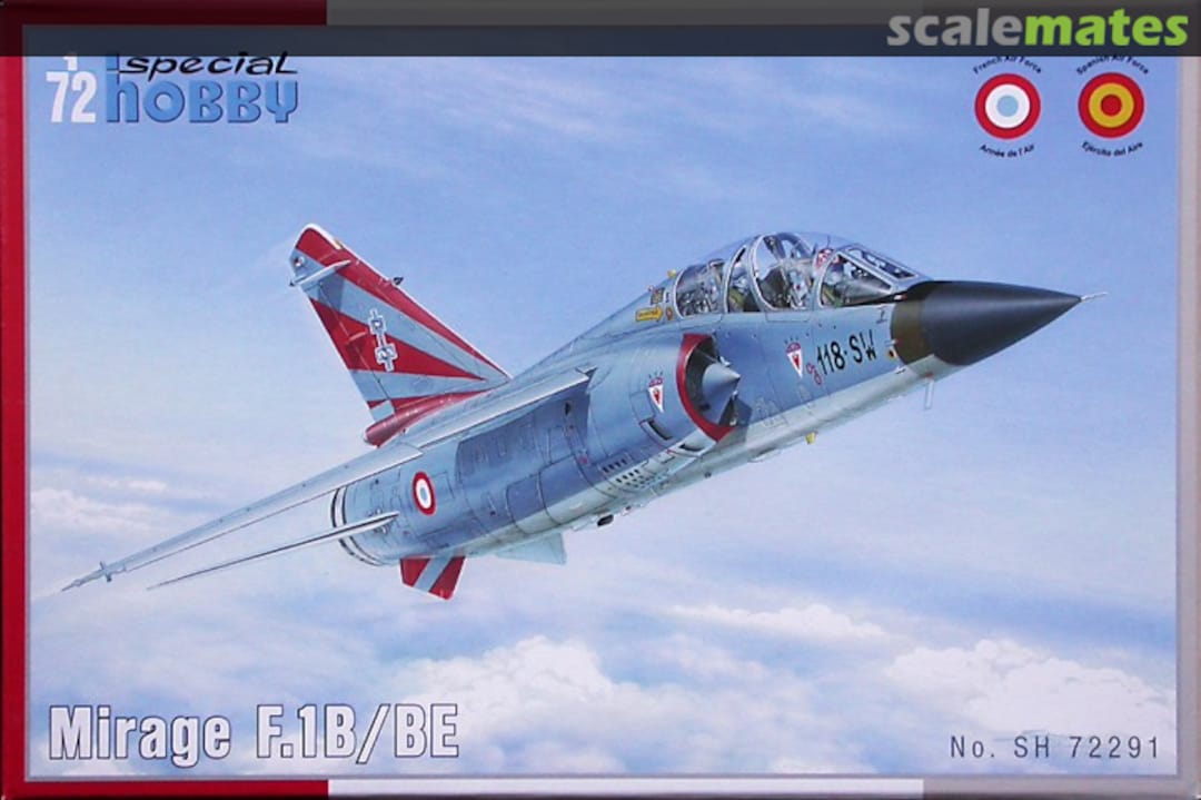 Boxart Mirage F.1B/BE SH72291 Special Hobby