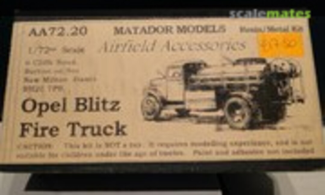 Opel Blitz Fire Truck (Matador Models AA7220)