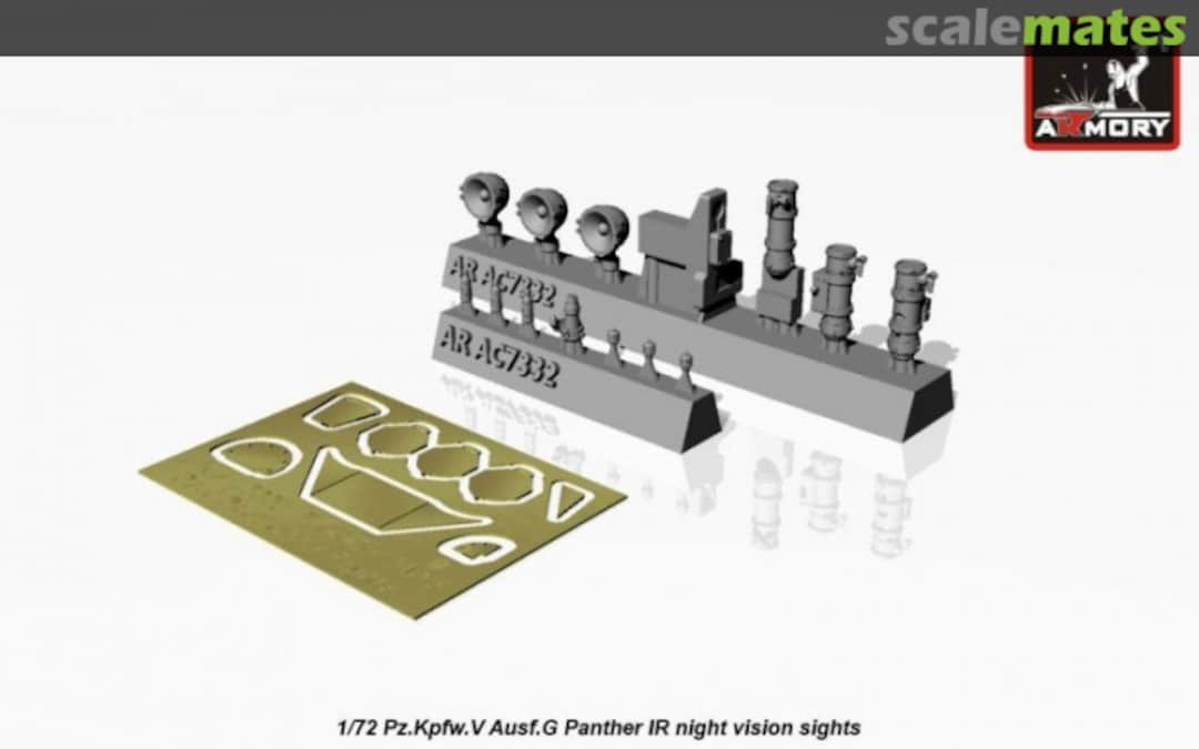 Boxart Pz.Kpfw.V Ausf.G Panther IR night vision sights AC7332 Armory