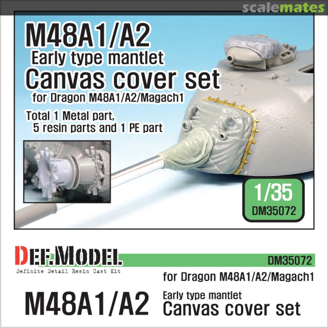 Boxart IDF Magach 1(M48A1) Canvas Cover Set (for Dragon) DM35072 Def.Model