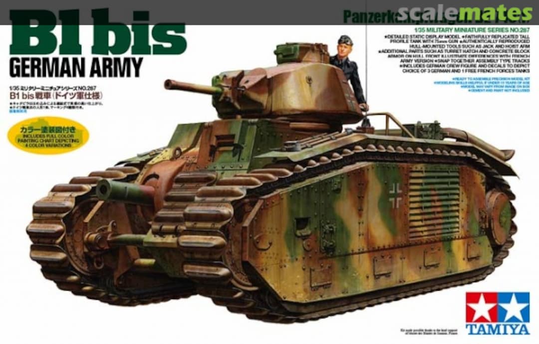 Boxart B1 bis German Army 35287 Tamiya