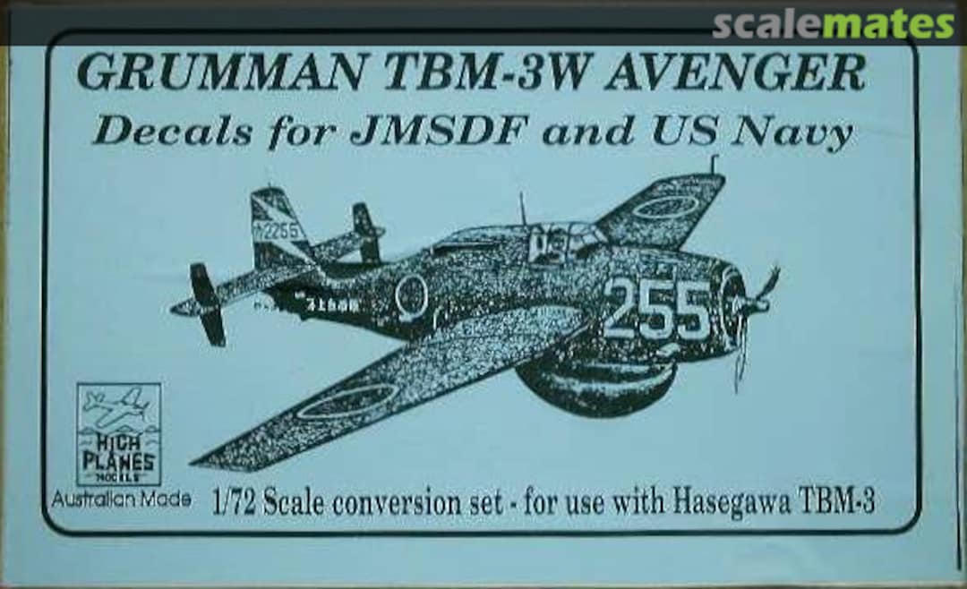 Boxart Grumman TBM-3W Avenger 72021 High Planes Models