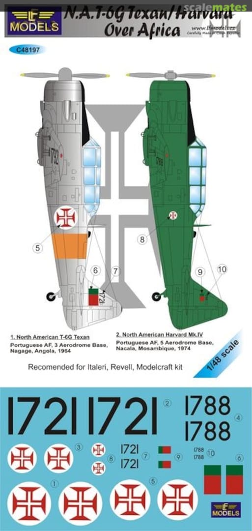 Boxart N.A. T-6G Texan/Harvard C48197 LF Models