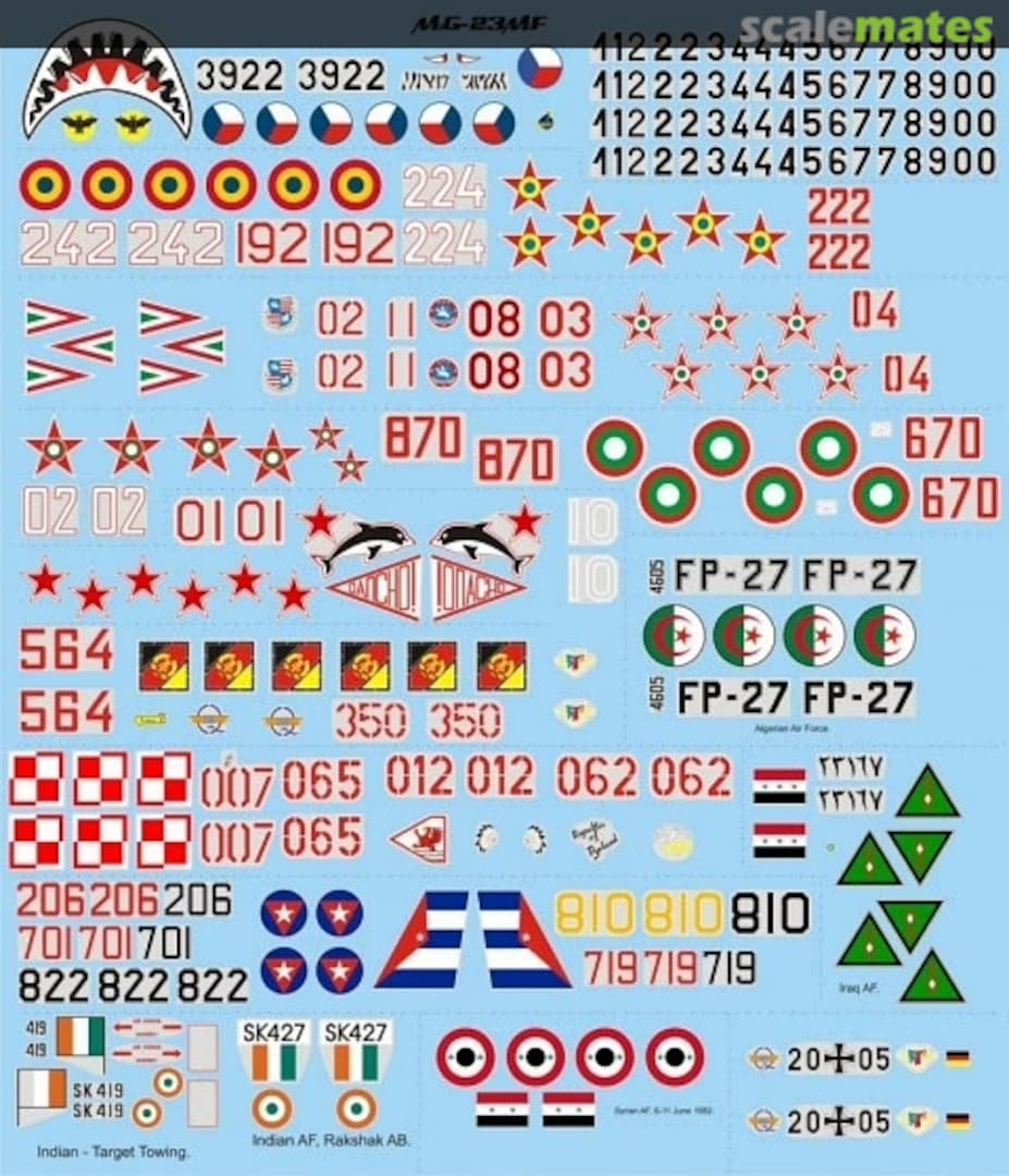 Boxart MiG-23MF RVD 72002 R.V.Aircraft