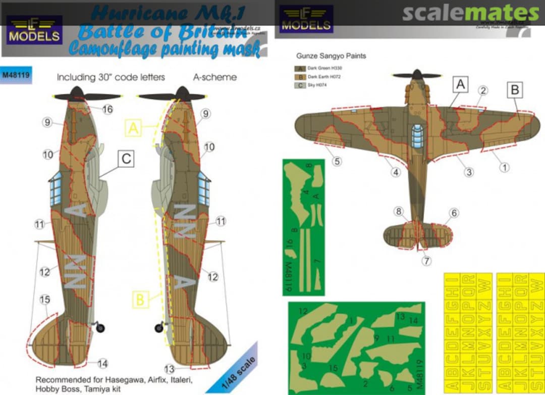 Boxart Hurricane Mk.1 Battle of Britain M48119 LF Models