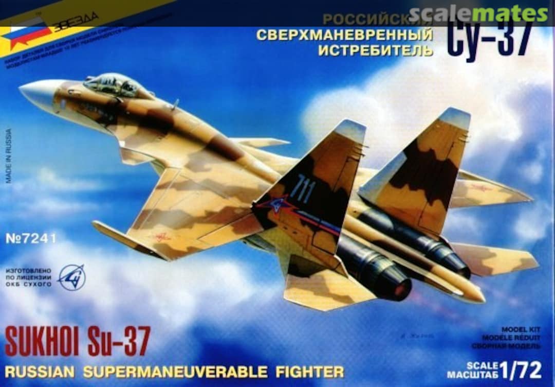 Boxart Sukhoi SU-37 7241 Zvezda