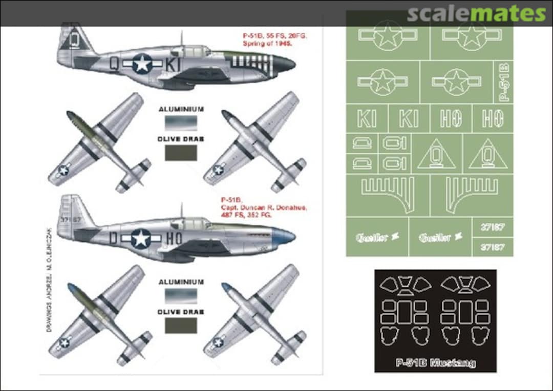 Boxart P-51B Mustang K48147 Montex