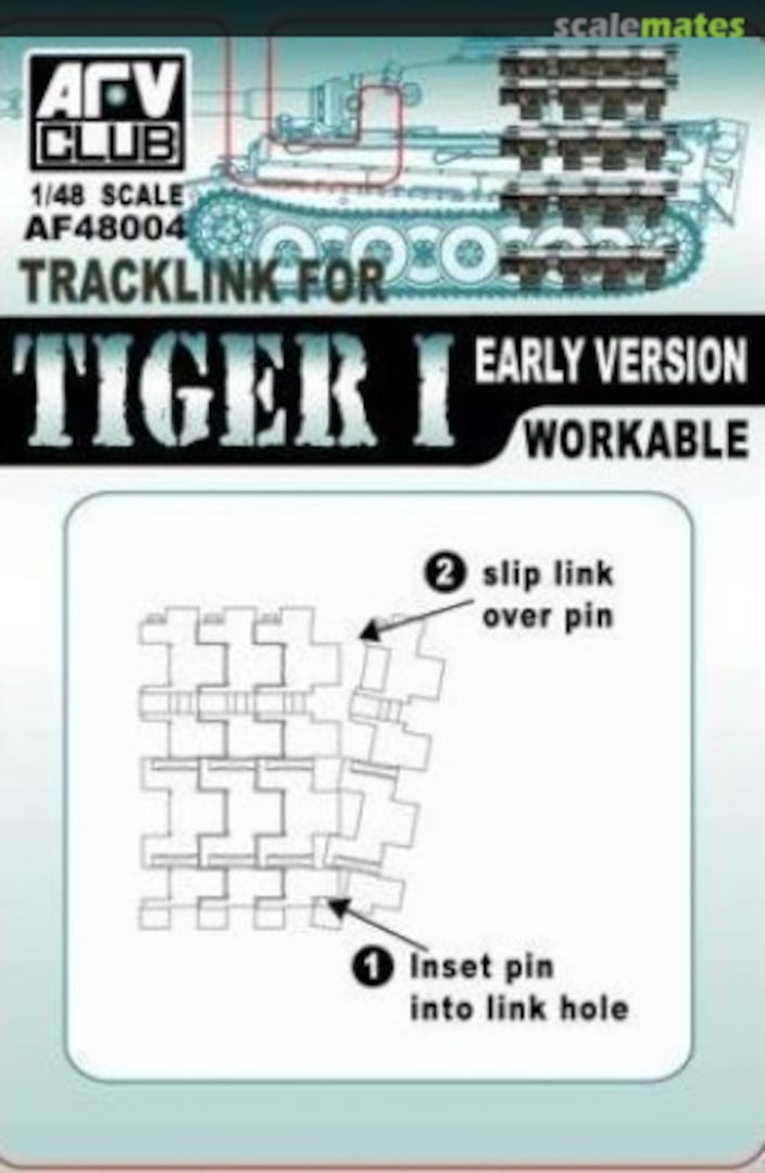 Boxart TRACKLINK FOR TIGER I EARLY VERSION (WORKABLE) AF48004 AFV Club