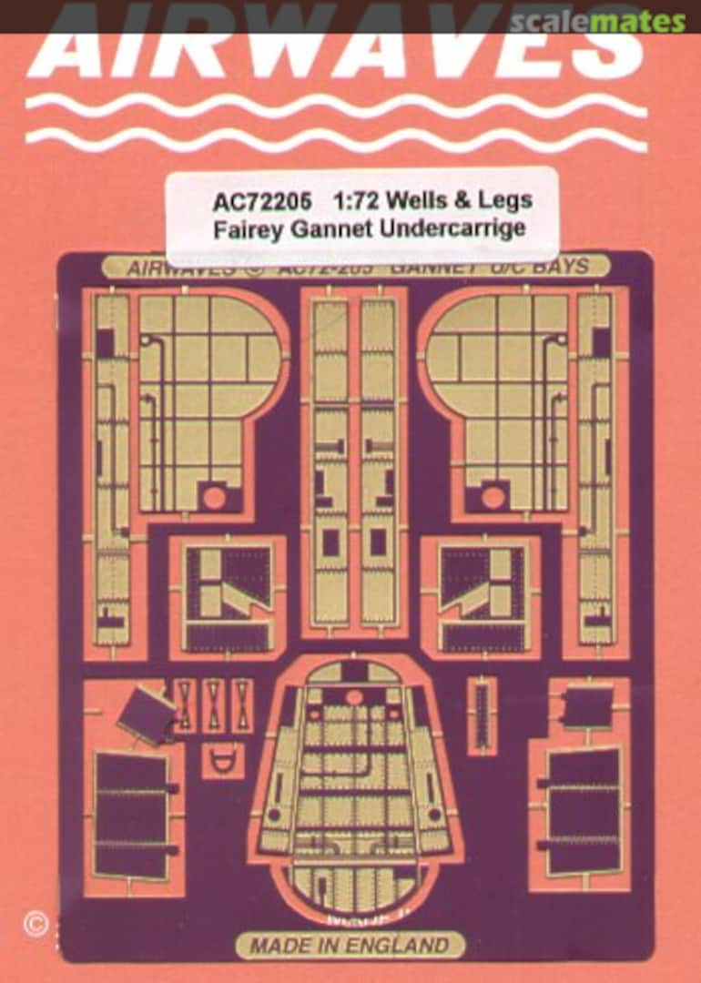 Boxart Fairey Gannet Undercarriage Wheel Wells and Main Doors AC72205 Airwaves