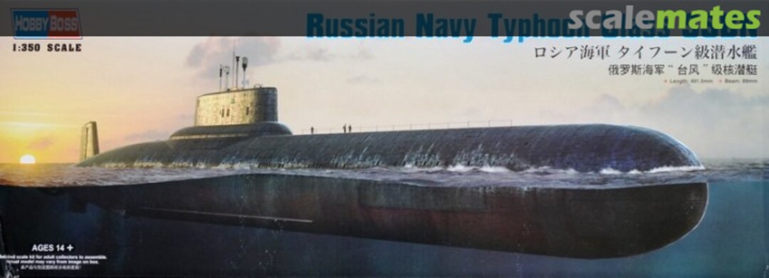 Boxart Typhoon Class SSBN 83532 HobbyBoss