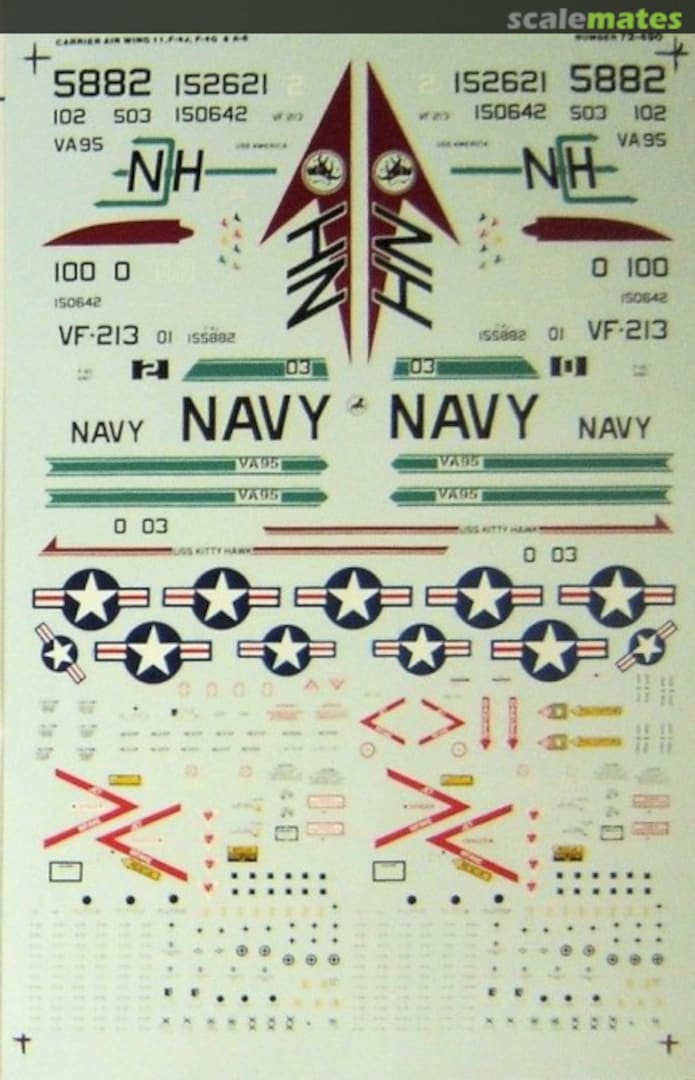 Boxart Carrier Air Wing 11 72-490 SuperScale International