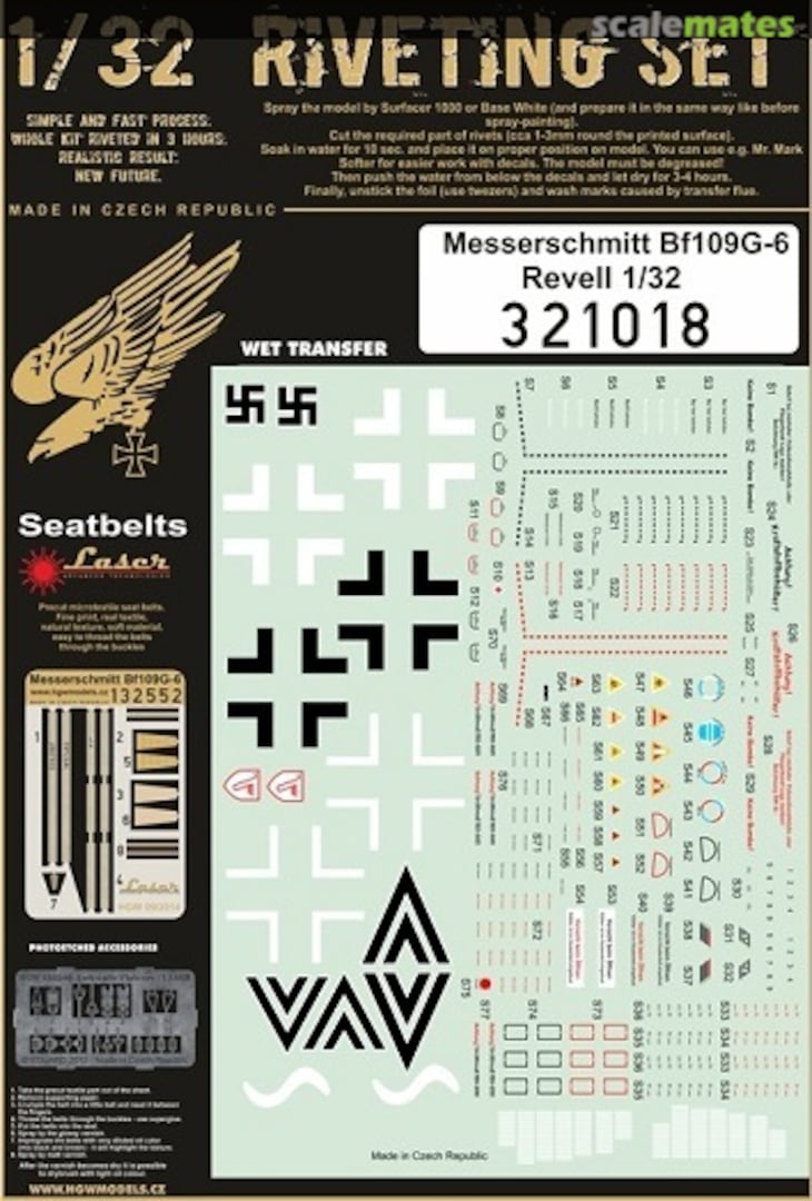 Boxart Messerschmitt Bf 109G-6 321018 HGW Models