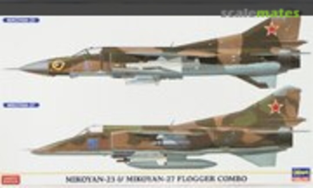 1:72 Mikoyan-23 &amp; Mikoyan-27 Flogger Combo (Hasegawa 02108)