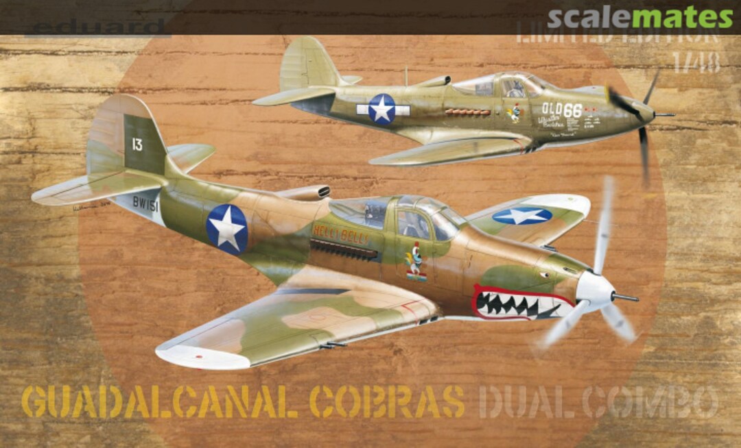 Boxart Guadalcanal Cobras (P-39D, F, K, N, P-400) 1161 Eduard