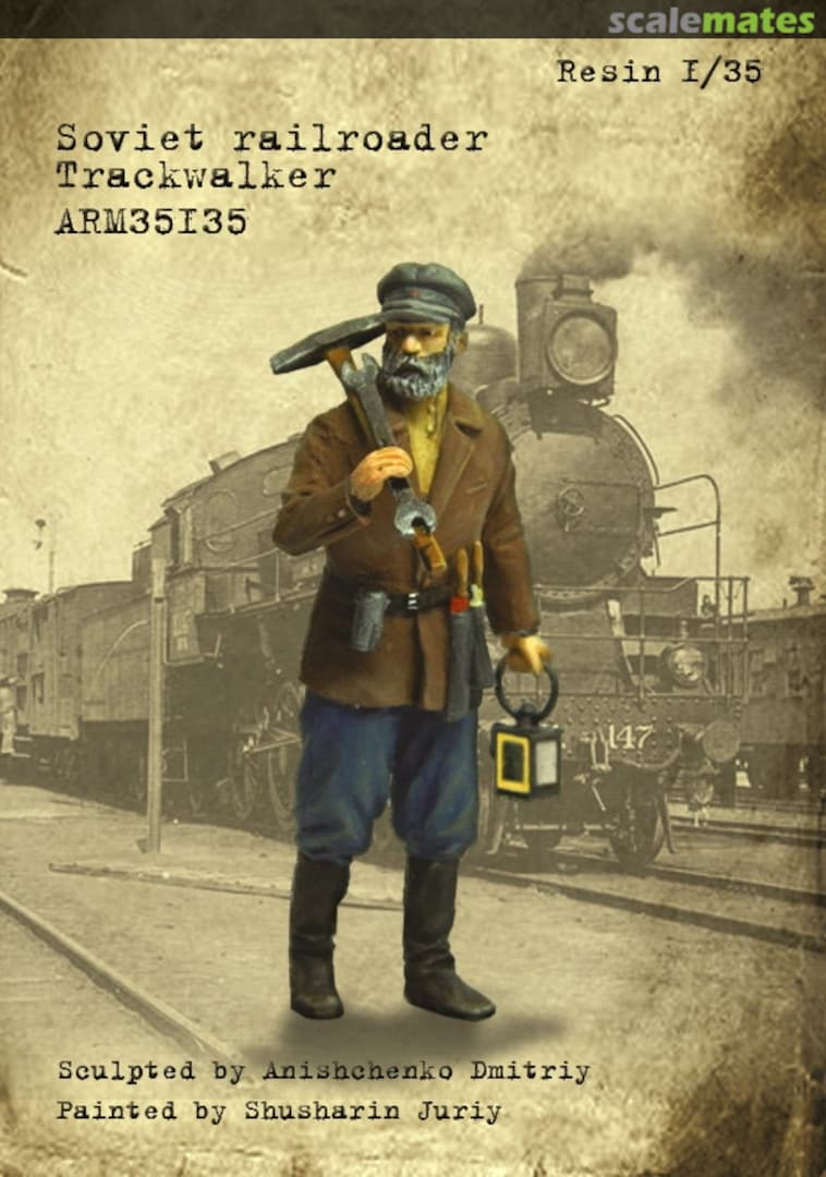 Boxart Soviet Railroader, Trackwalker ARM35135 Armor35