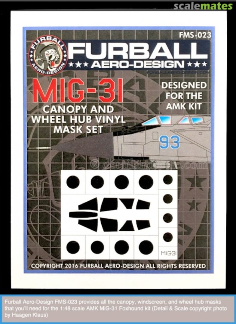 Boxart MiG-31 FMS-023 Furball Aero-Design