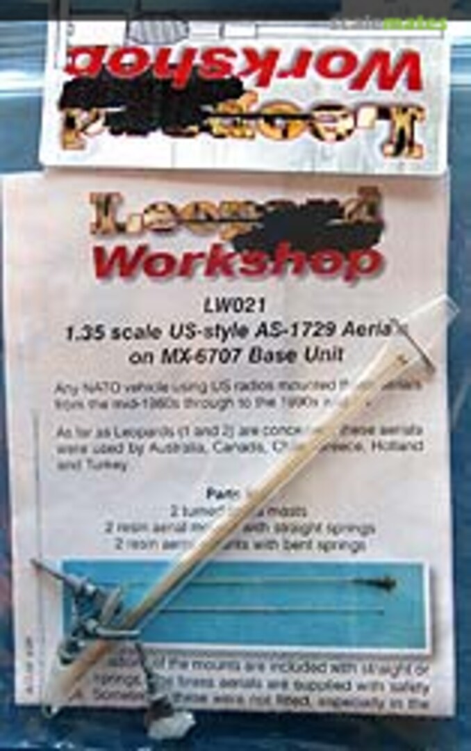 Boxart AS-1729 Aerials on MX-6707 Base Unit LW021 Leopard Workshop