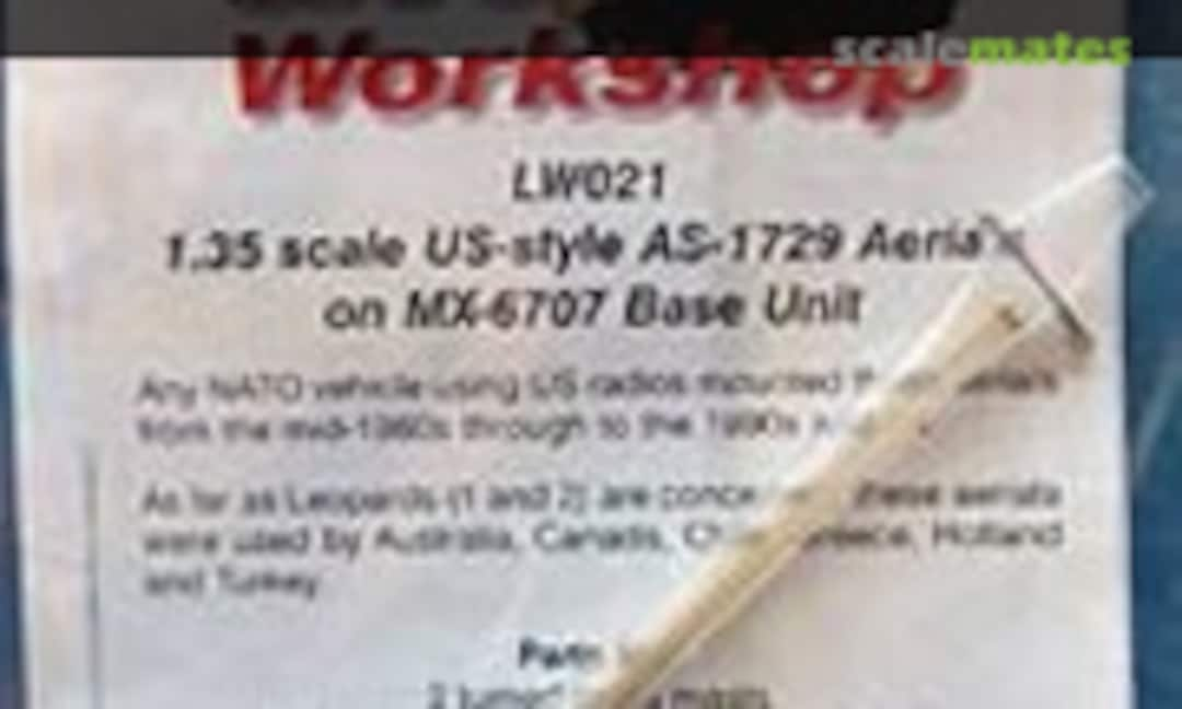 1:35 AS-1729 Aerials on MX-6707 Base Unit (Leopard Workshop LW021)