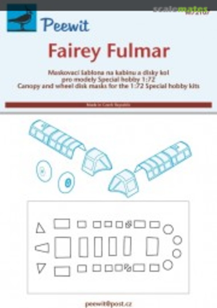 Boxart Fairey Fulmar Mk.I/Mk.II/NF Mk.II M72107 Peewit