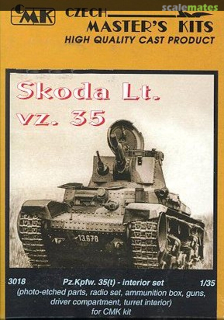 Boxart Skoda Lt. vz. 35 3018 CMK