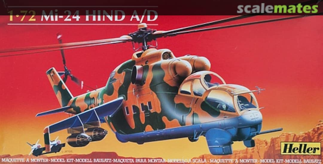 Boxart Mi-24 Hind A/D 80369 Heller