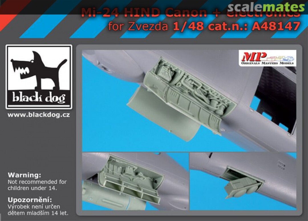 Boxart Mi-24 Hind - Canon + Electronics A48147 Black Dog