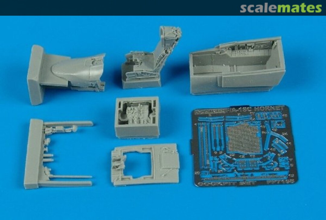 Boxart F/A-18C Hornet - Cockpit Set 7168 Aires