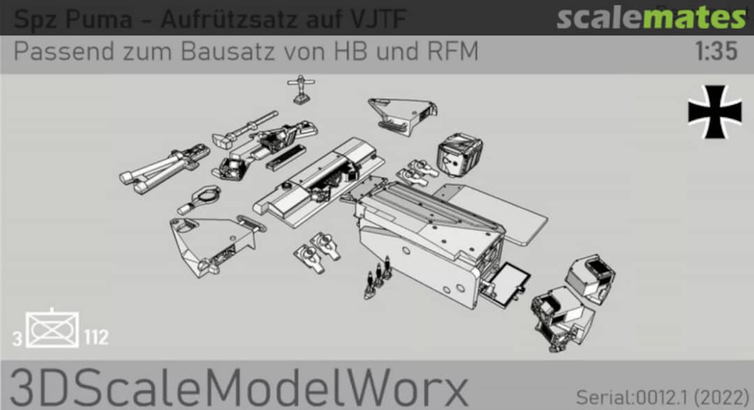 Boxart Spz Puma - Aufrüstsatz zum VJTF 0012.1 3D ScaleModelWorx