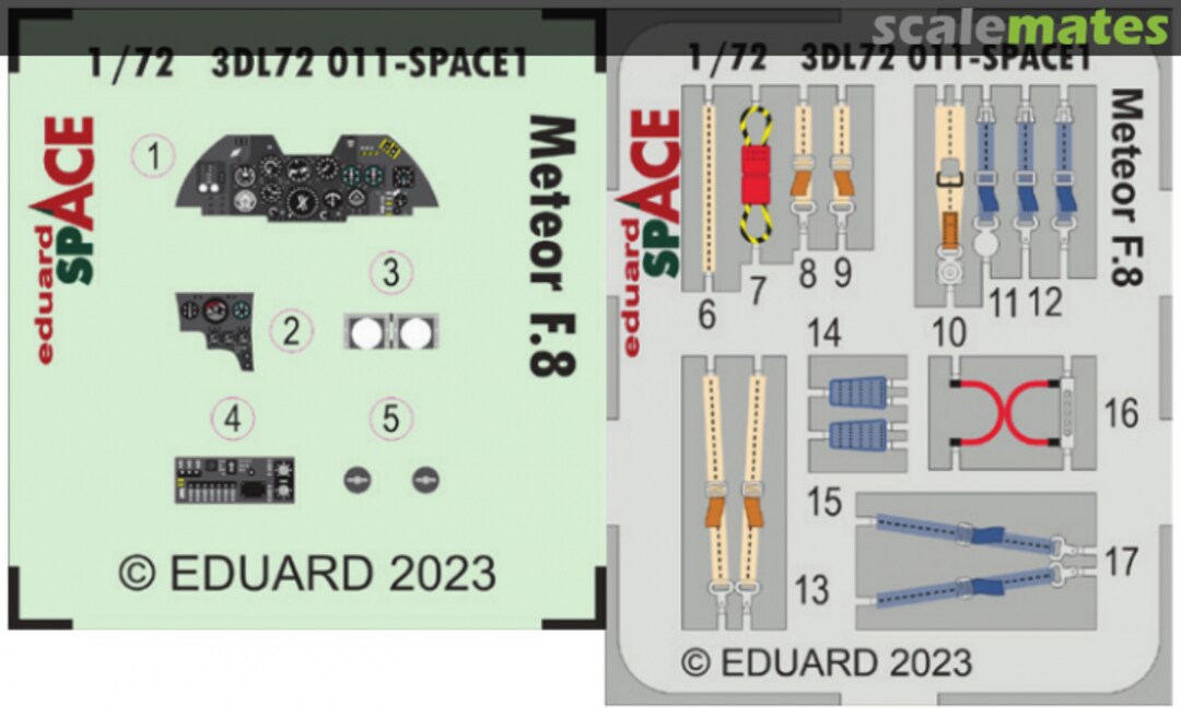 Boxart Meteor F.8 3DL72011 Eduard