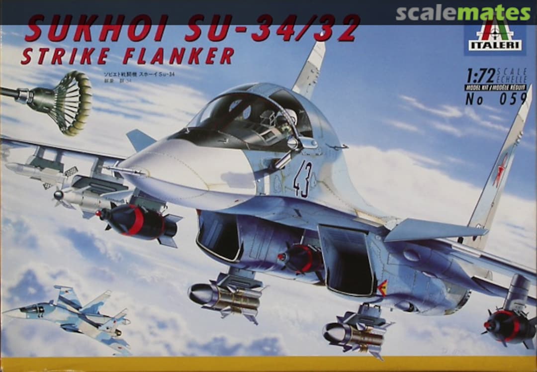 Boxart Sukhoi Su-34/32 Strike Flanker 059 Italeri