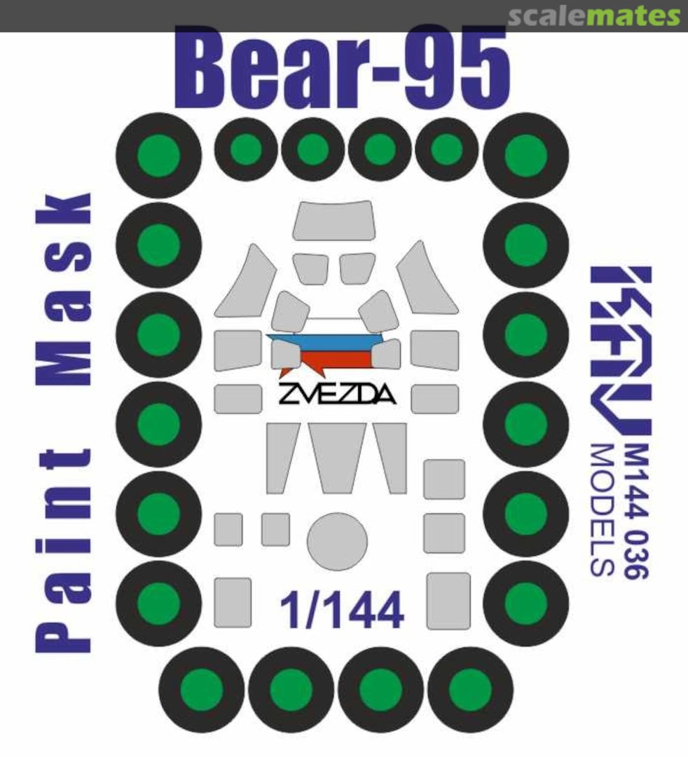 Boxart Bear-95 masks M144 036 KAV models