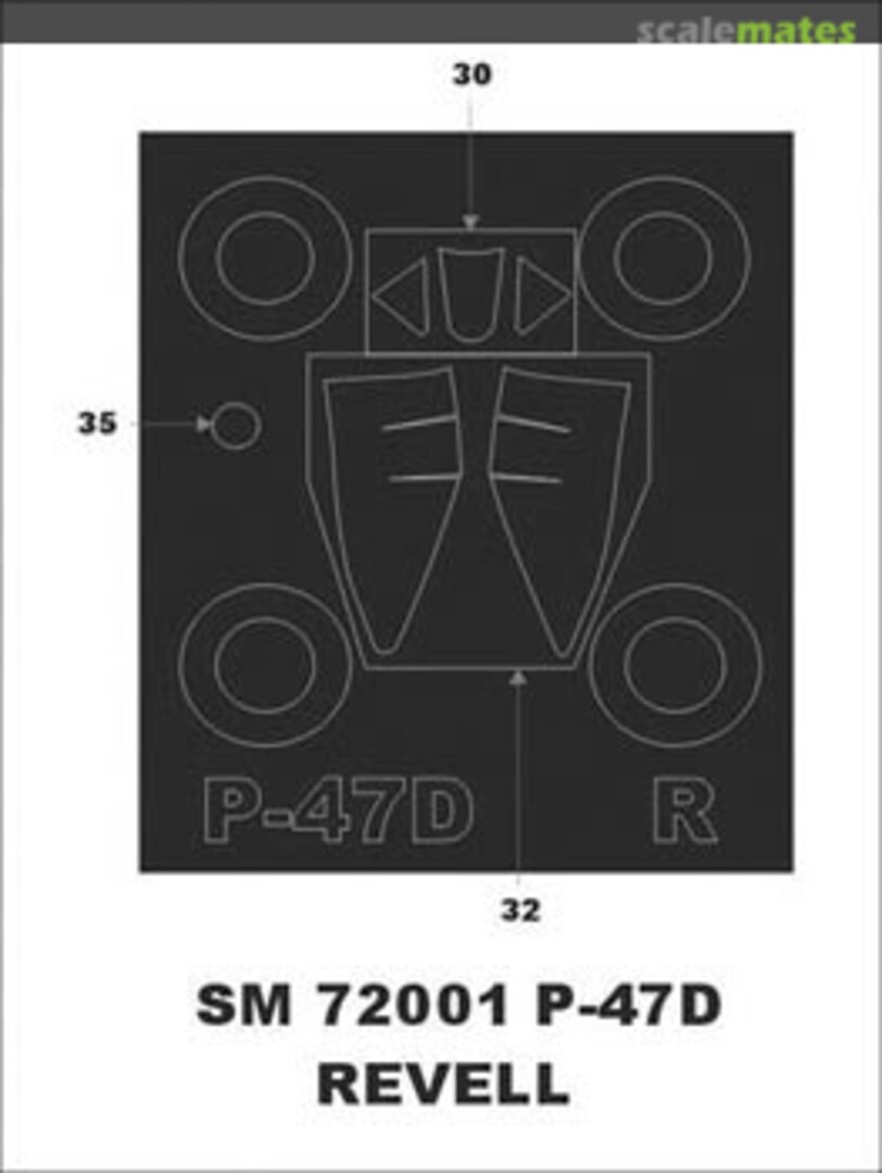 Boxart Republic P-47D Thunderbolt SM72001 Montex