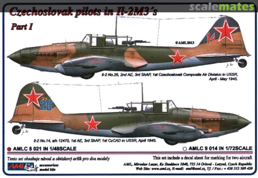 Boxart Czechoslovak pilots in Ilyushin Il-2M3's AMLC8021 AML