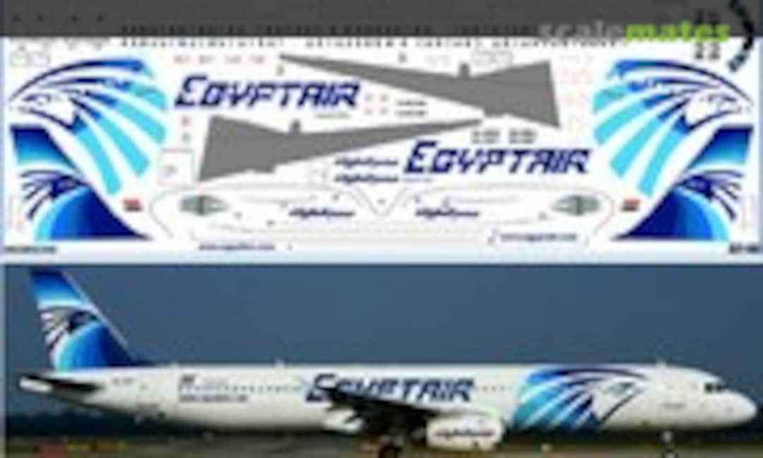 1:144 A321 Egyptair (Pas Decals 321-03)