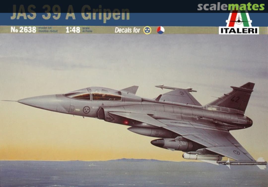 Boxart JAS 39 A Gripen 2638 Italeri