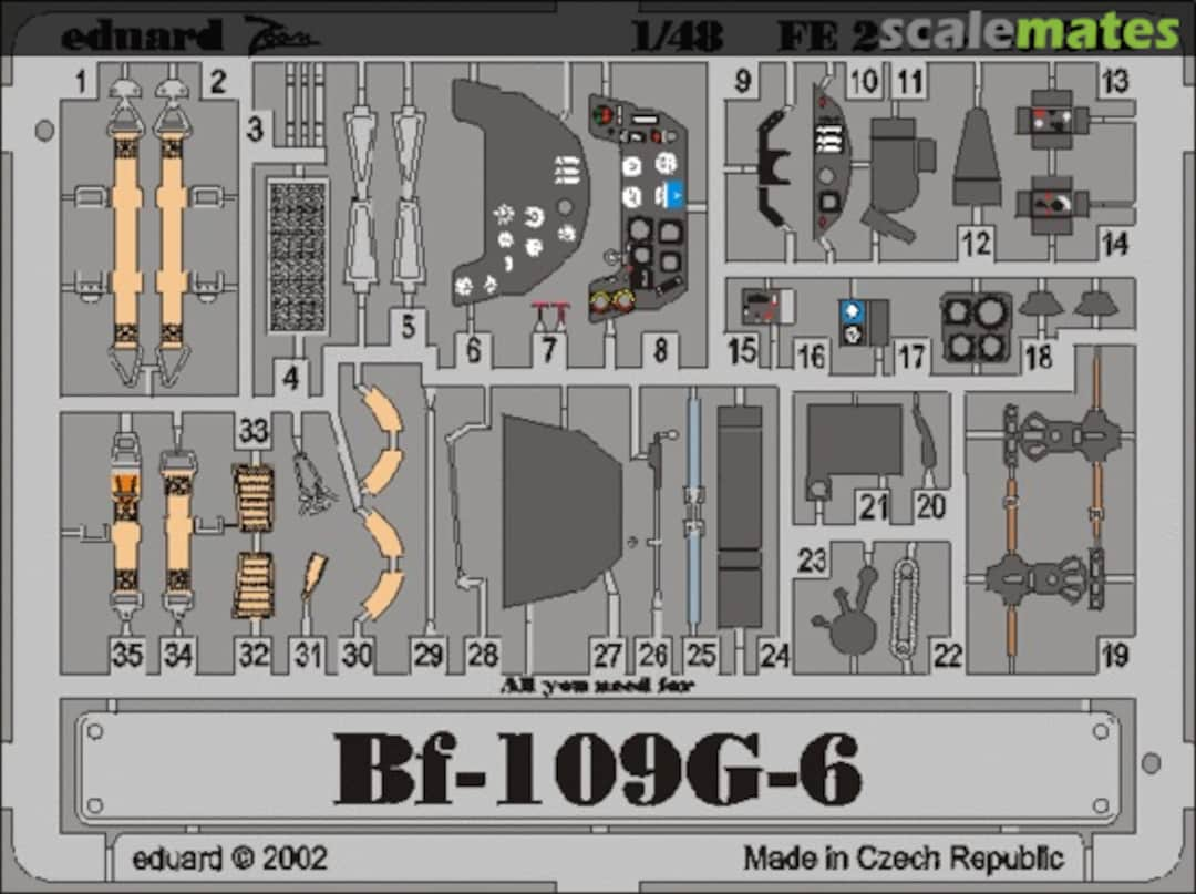 Boxart Bf 109G-6 FE211 Eduard