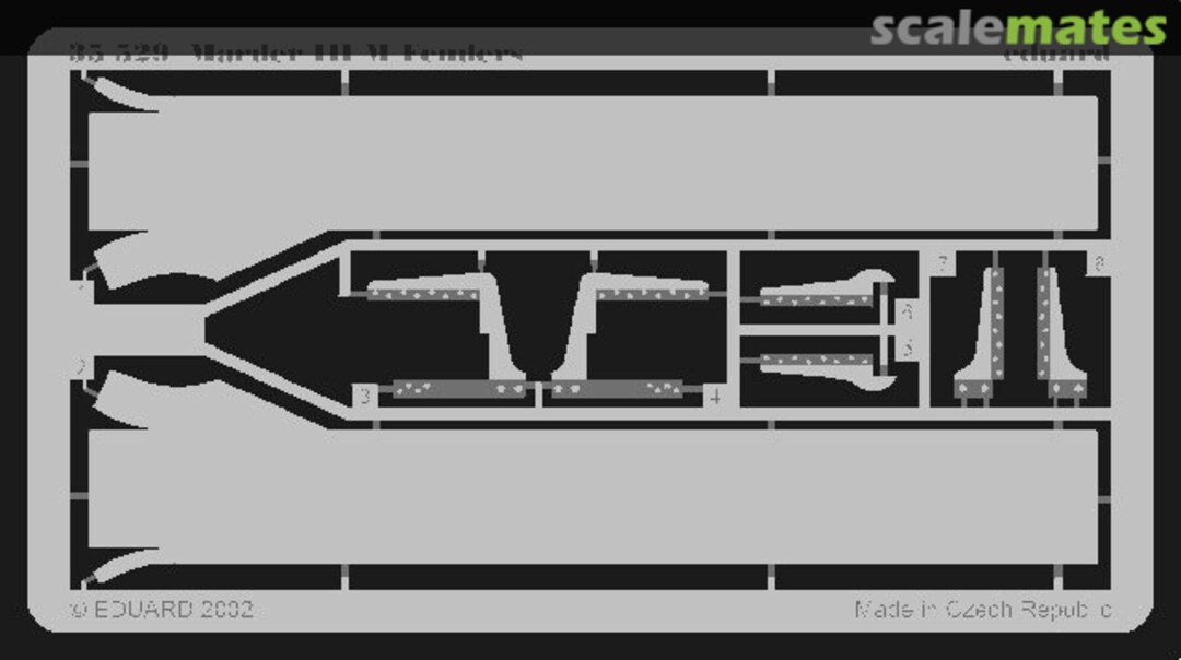 Boxart Marder III Ausf.M fenders 35529 Eduard