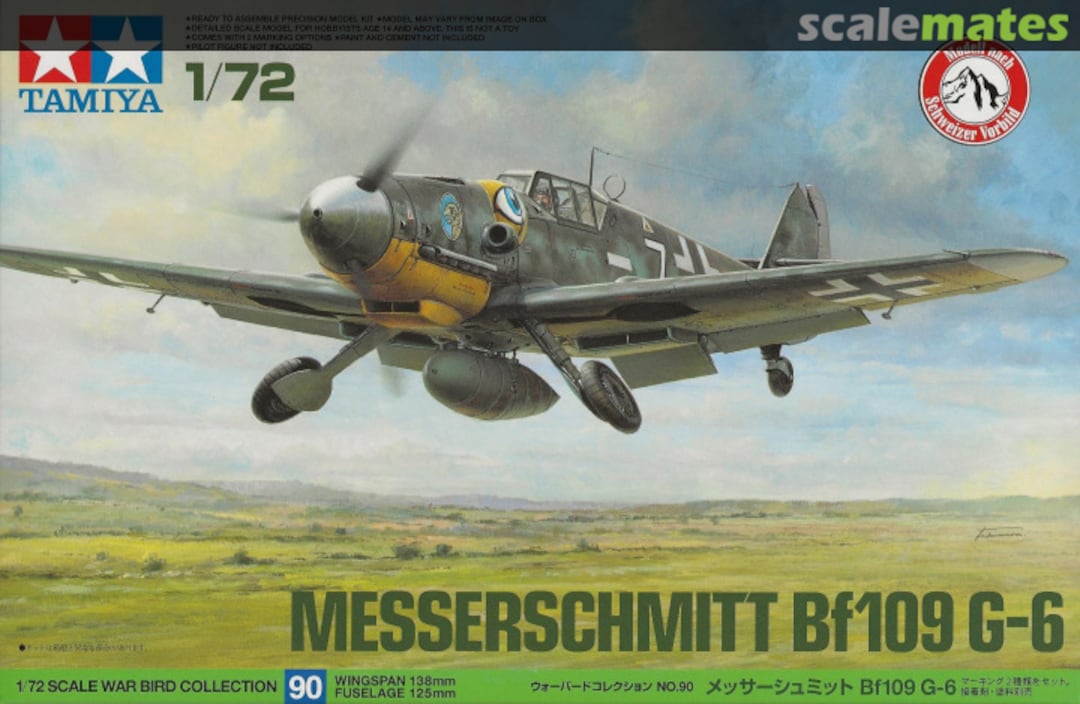 Boxart Messerschmitt Bf109 G-6 CH 60790CH Tamiya