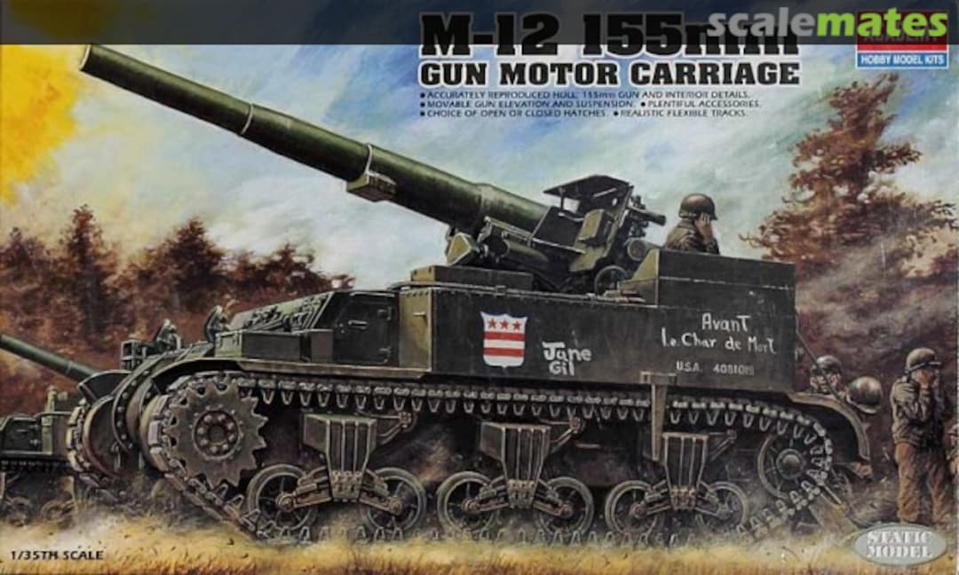 Boxart M-12 155mm TA-998 Academy