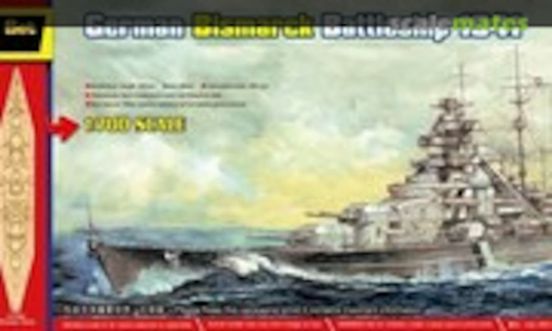 1:700 German Bismarck Battleship 1941 (I Love Kit 65701)