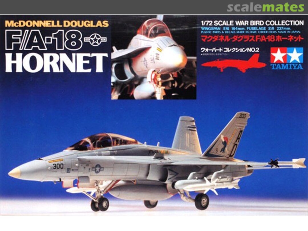 Boxart McDonnell Douglas F/A-18 Hornet 60702 Tamiya