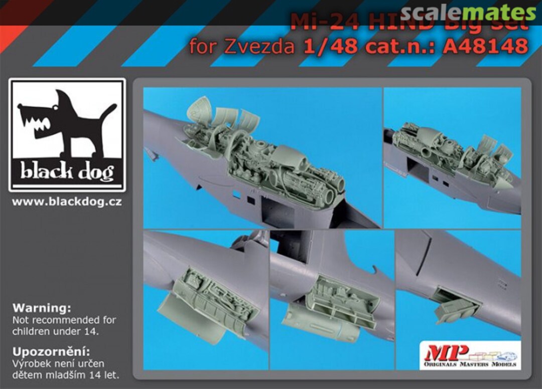 Boxart Mi-24 HIND Big Set A48148 Black Dog