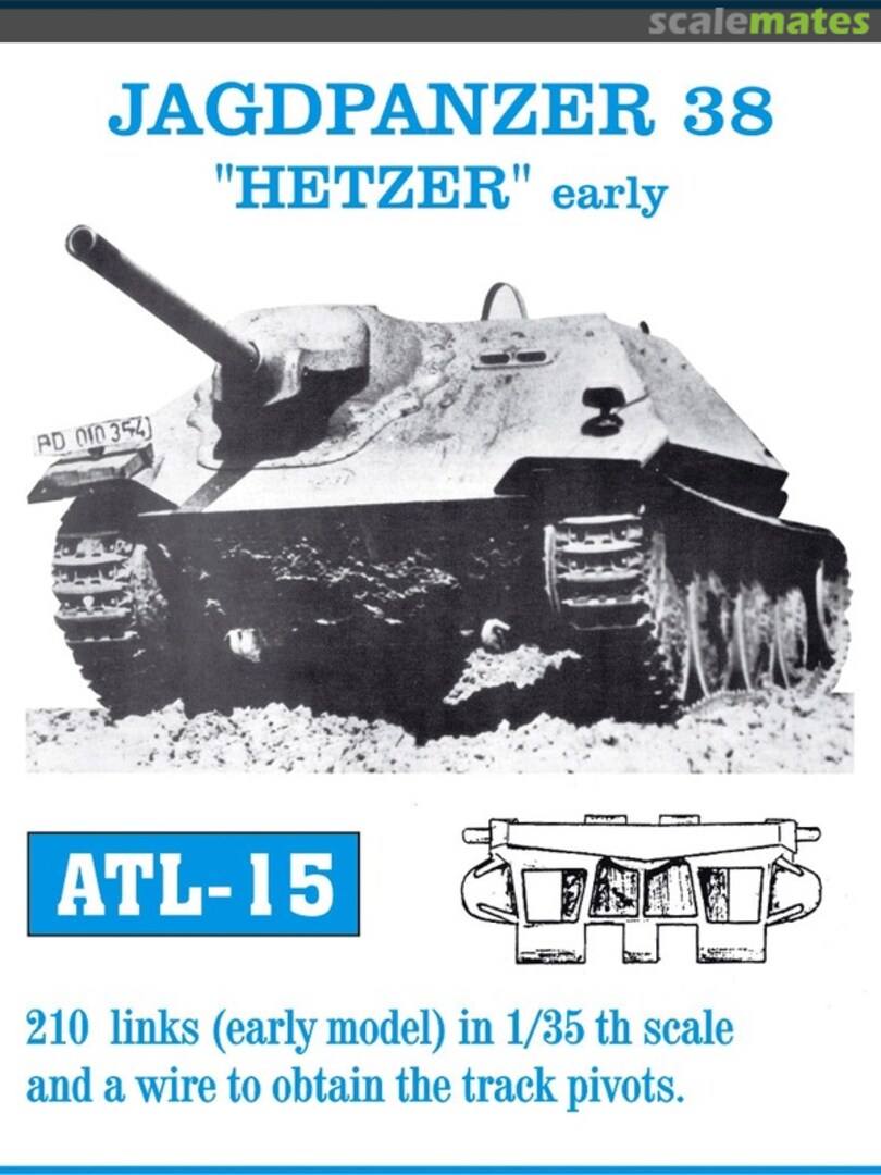 Boxart Jagdpanzer 38 Hetzer early ATL-15 Friulmodel