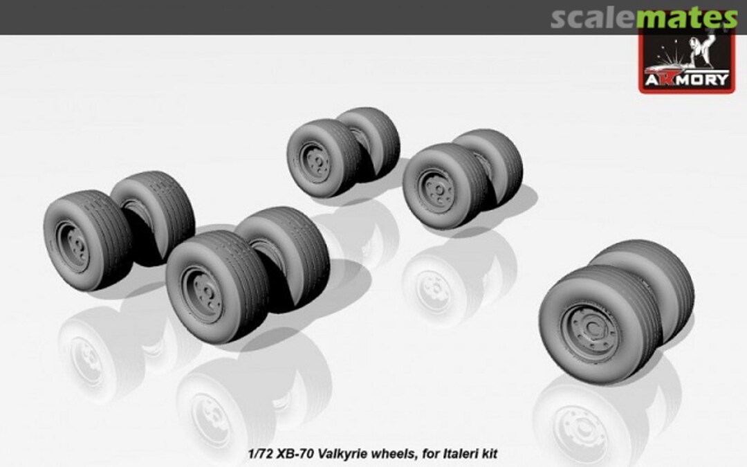 Boxart XB-70 Valkyrie wheels w/ weighted tyres AR AW72324 Armory