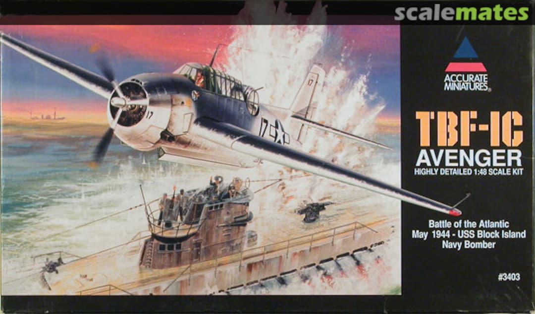 Boxart TBF-1C Avenger 3403 Accurate Miniatures