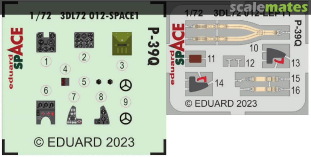 Boxart P-39Q 3DL72012 Eduard